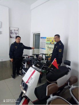 金水区市场监督管理局丰庆路所强化电动车销售监管